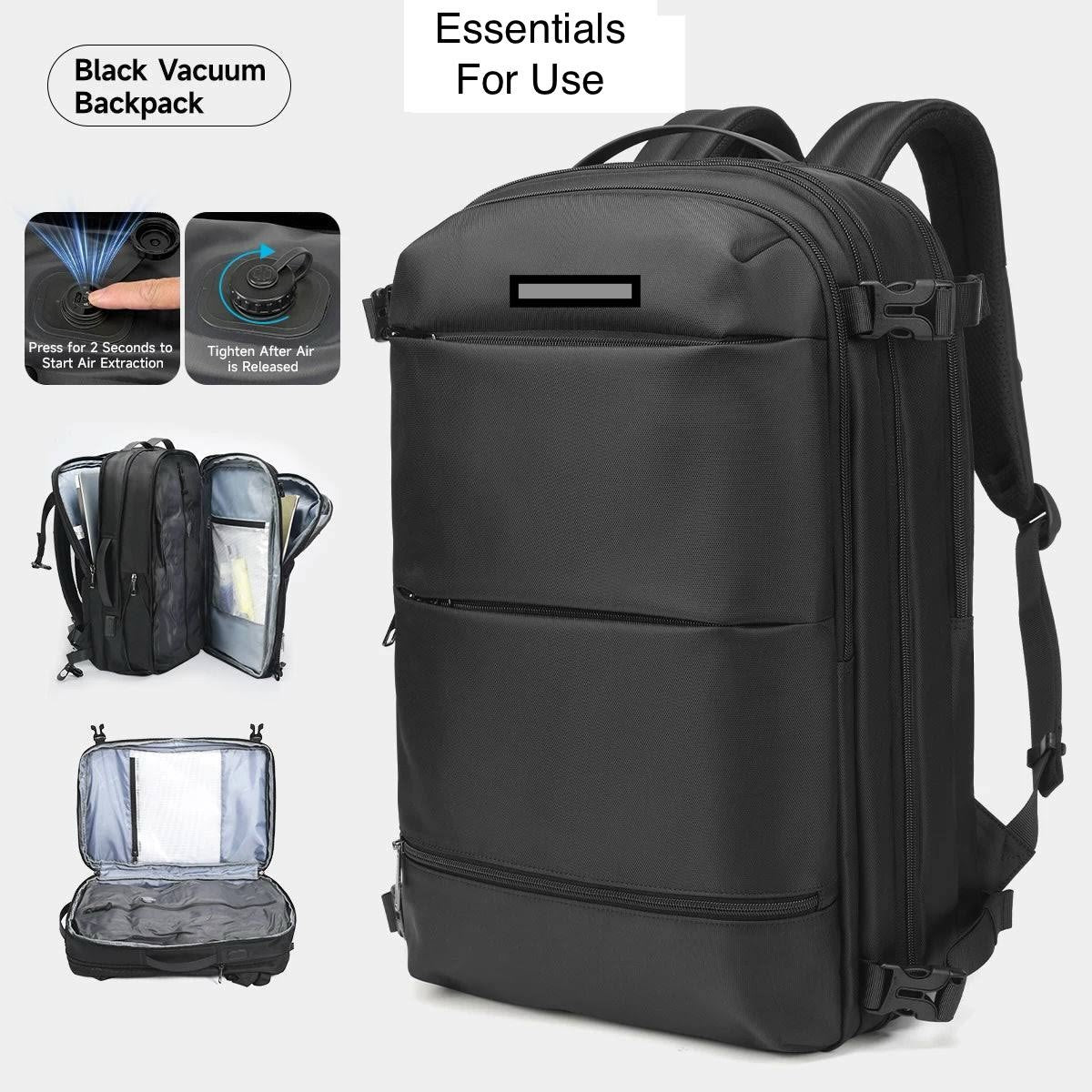 EssentialForUse Airline Approved Vacuum Compression Travel Backpack