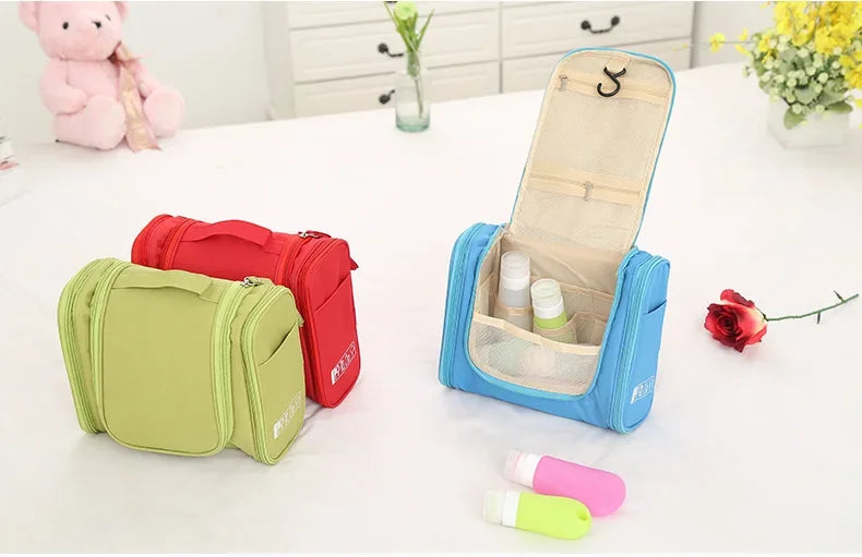 Waterproof Hanging Toiletry Bag & Cosmetic Organiser