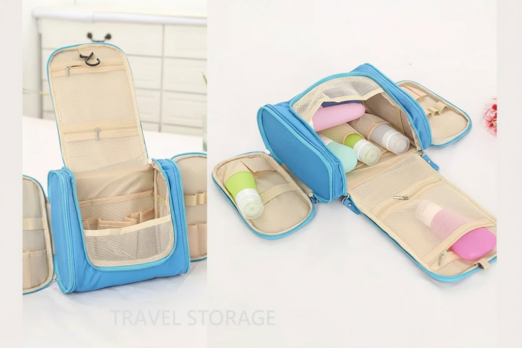 Waterproof Hanging Toiletry Bag & Cosmetic Organiser