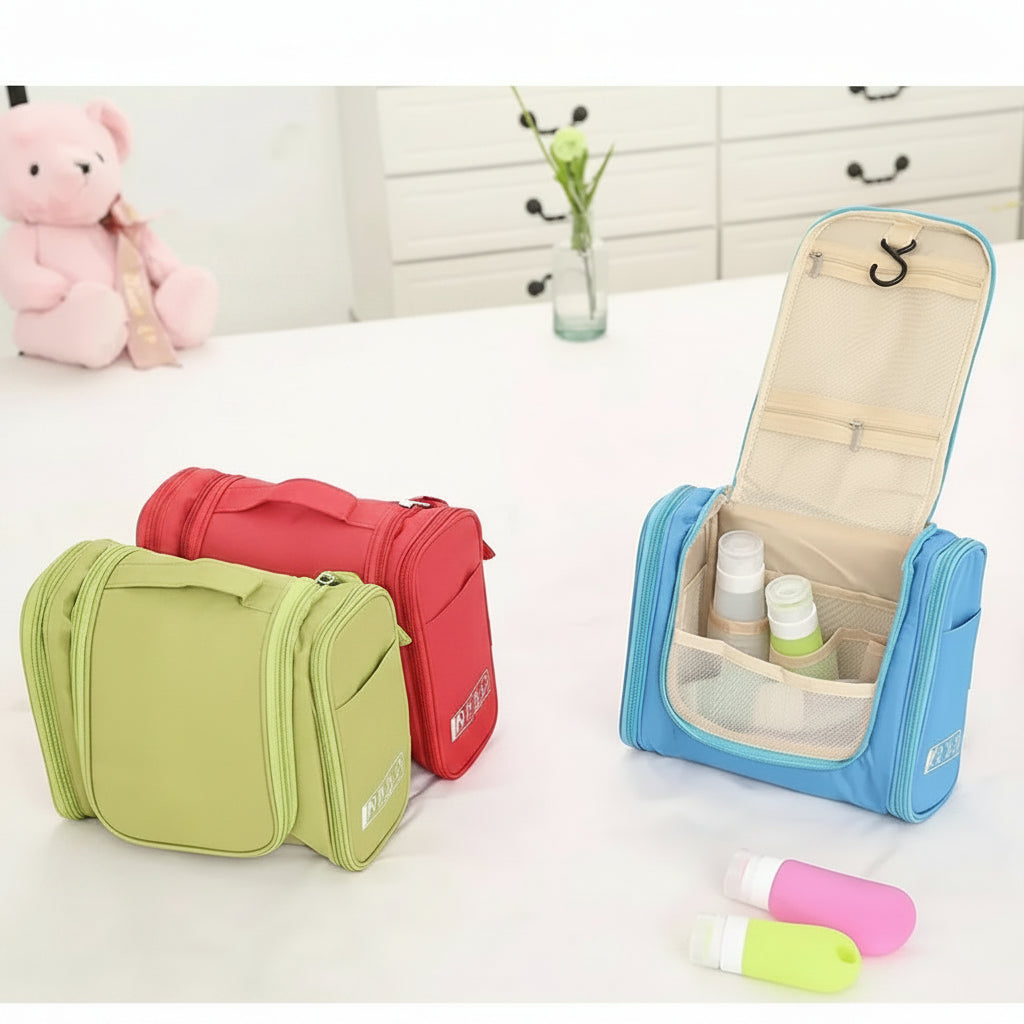 Waterproof Hanging Toiletry Bag & Cosmetic Organiser