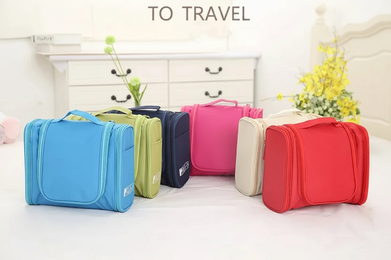 Waterproof Hanging Toiletry Bag & Cosmetic Organiser