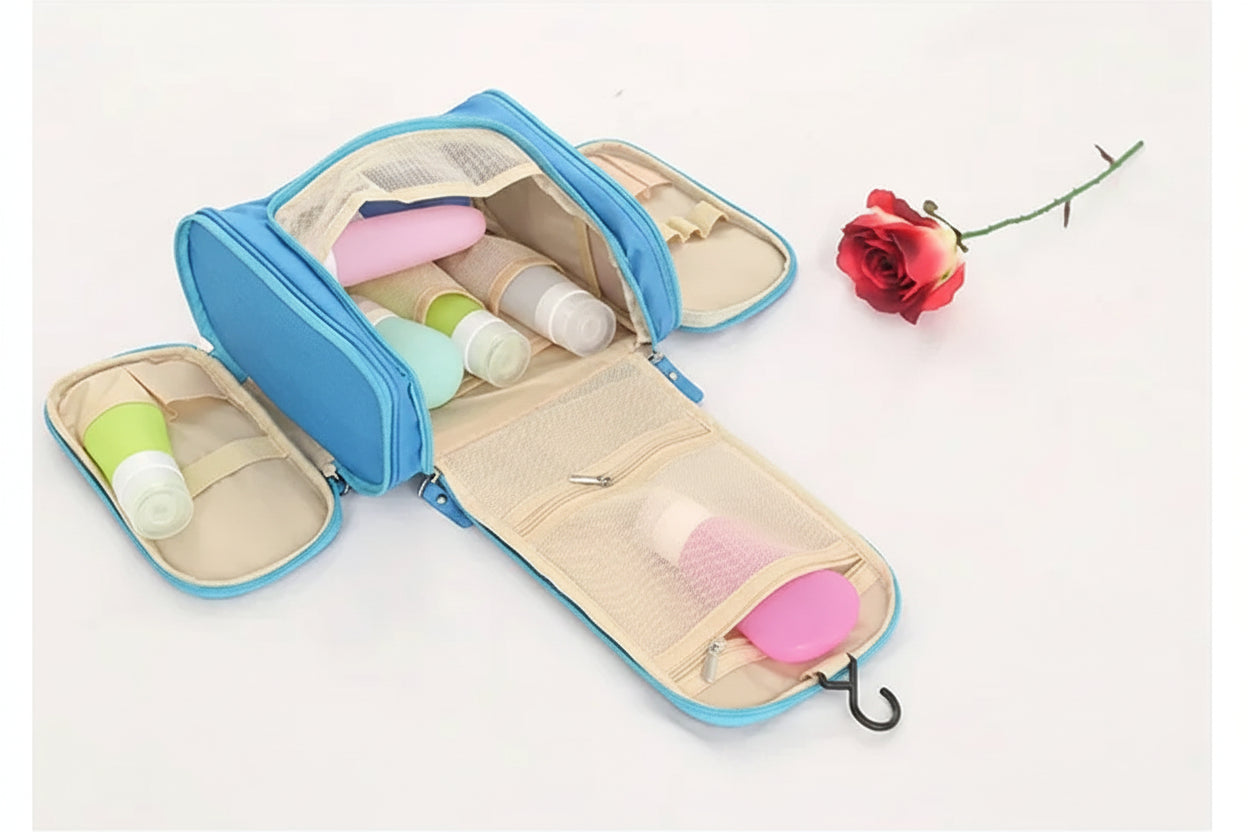 Waterproof Hanging Toiletry Bag & Cosmetic Organiser