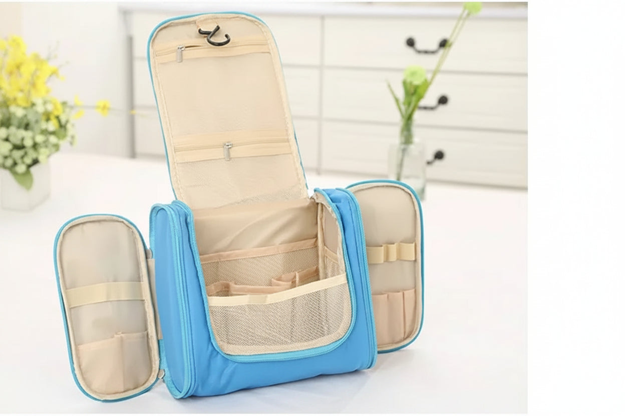 Waterproof Hanging Toiletry Bag & Cosmetic Organiser