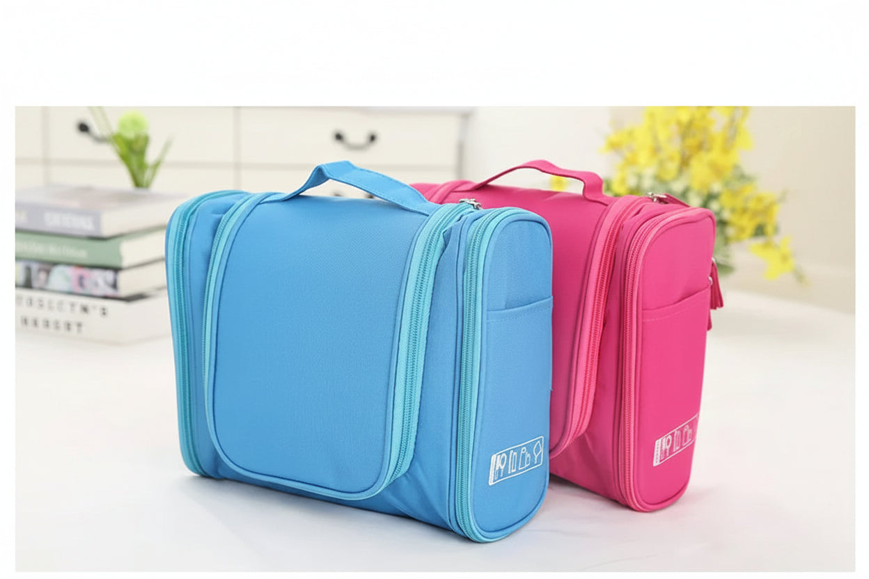 Waterproof Hanging Toiletry Bag & Cosmetic Organiser